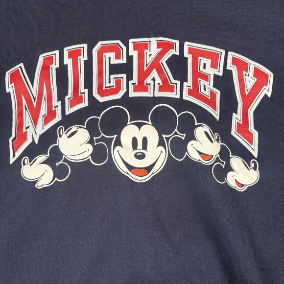 Walt Disney Designs Adult Size XL Hoodie Mickey Mouse Vintage 90S Made In USA - Picture 3 of 15